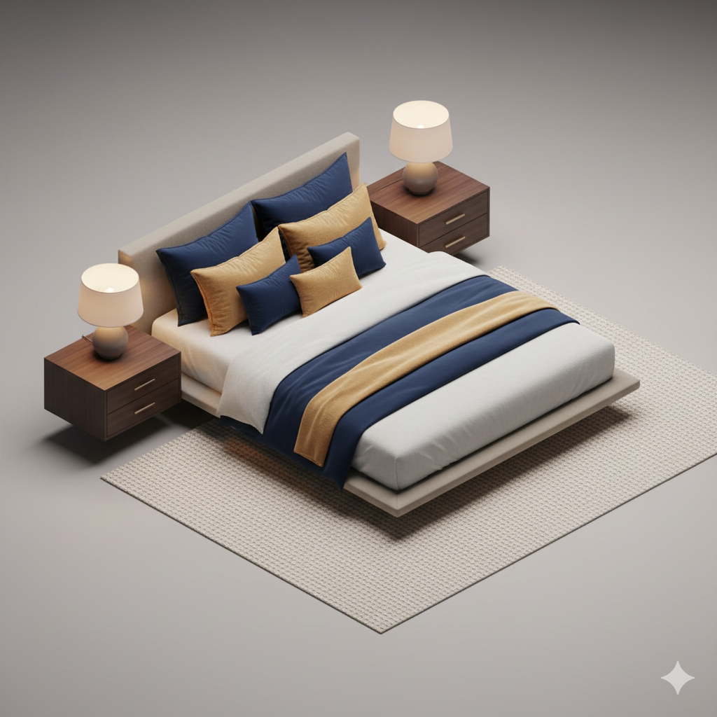 Kamar tidur nyaman dengan kasur Golden Comfort